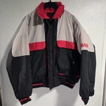 Vintage Yamaha Jacket Mens Xl Black Red Maxim Wear Snowmobile Bomber. Fixed Price $39.25.