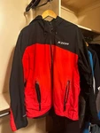 Klim Men's Insulated Stow Away Jacket Red And Black Full Zip Xl. Fixed Price $180.00.