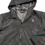 Spyder Windbreaker Jacket Mens Xl Black Full Zip Hooded Mesh Lined OMSP544. Fixed Price $31.49.