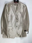 Mens Renoir Champagne Sharkskin Two Piece Suit New. Fixed Price $199.99.