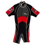 Slippery When Octane Wetsuit Mens Large Black Red Short Neoprene Spring. Fixed Price $30.00.