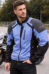 Joe Rocket Pheonix Padded Motorcycle Mesh Armored Jacket Blue/black Mens Size Xl. Fixed Price $59.99.