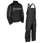Fly Racing Outpost Snowmobile Jacket/bib Combo - Black With Grey. Fixed Price $284.98.