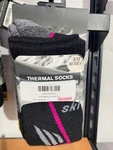 4442300439 Skidoo Thermal Sock Womens Black/fushia Small. Fixed Price $19.99.