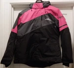 Women's Snowmobile Katahdin Recon Jacket Black/grey/pink Size Xx-large New. Fixed Price $259.95.