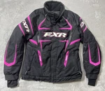 Women's Fxr Premium Velocity Snowmobile Insulated Jacket - Size 6 Black & Pink. Fixed Price $69.99.