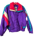 Vtg. Advanced Degree Gore-tex Men's Multicolor Ski Jacket Small Hong Kong Made. Fixed Price $52.50.