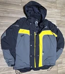 Ski-doo Brp Primaloft Scotchlite Black Gray Snowmobile Racing Jacket Size Xl. Fixed Price $129.00.