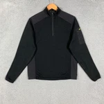 Klim Yukon Jacket Men's Small Black Polartech Fleece Lined 1/4 Pullover Riding. Fixed Price $62.96.