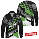 Custom Name Men's Arctic Cat Logo 3D Long Sleeve 1/4 Zip Shirts - All Size. Fixed Price $36.99.