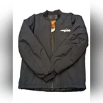 Hmk Snowmobile Jacket Bomber Style Black Gray Women's Large Winter Tech Gear. Fixed Price $9.00.