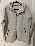 Nwt Dsg Women's Sport Fleece Full Zip Jacket Light Heather Grey Large Msrp $55. Fixed Price $19.99.