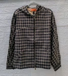 New Sand Castle Plaid Jacket Zip Pockets 3 Panel Hood Men's Size. Fixed Price $179.99.