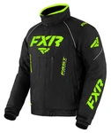 Fxr Octane Mens Snow Jacket Black/lime. Fixed Price $334.99.