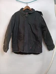 Men's Forge Flame Resistant Duck Canvas Quilted Jacket. Black Size W5. Fixed Price $50.00.