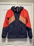 Columbia Alpine Diva Insulated Winter Jacket. Blue Red Size Small. Fixed Price $25.91.