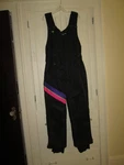 Women's Vintage Arctic Cat Snowmobile Bib Overalls Pants Black W/ Neon. Fixed Price $54.89.