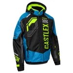 Castle X Strike G5 Snowmobile Jacket Process Blue/hi-vis/black. Fixed Price $159.99.