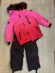 Fxr "fresh" Snowmobile Jacket Winter Coat And Bibs Rasperberry Youth 6 Euc. Fixed Price $225.00.