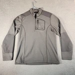 Klim Yukon Pullover Mens Large Gray 1/4 Zip Thermal Pro Fleece Mid Layer Moto. Fixed Price $44.99.