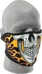Zan Half Face Mask Osfm Burning Skull WNFM061H. Fixed Price $18.99.
