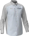 Fxr Mens Cast Performance Upf Tech Longsleeve Shirt Ice/grey 3X-LARGE. Fixed Price $31.81.