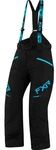 Fxr Fresh 23 Womens Snow Pants Black/sky Blue 16 Usa. Fixed Price $141.98.