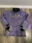 Castle Snowmobile Winter Jacket Charm Purple And Neon Green Coat Size Youth. Fixed Price $39.99.