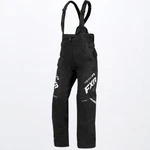 Open Box Fxr Men's Team Snowmobile Bibs Pant Black/white Size 8S. Fixed Price $329.99.