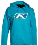 Klim Blue Fleece Pullover Hoodie Men's Small Graphic Print Pockets. Fixed Price $36.50.