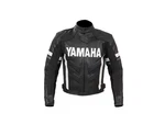 Men's Black Yamaha Racing Cowhide Leather Motorcycle Jacket. Fixed Price $179.00.