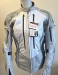 Nwt Joe Rocket Women's Atomic 5.0 Waterproof Motorcycle Jacket Silver White. Fixed Price $129.99.