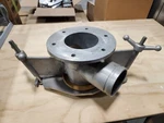 5" Dry Bulk Aluminum Flange X 4" Vic Ends Tee W/clean Out. Fixed Price $170.00.