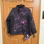 Castle Jacket Girls Xl Black Pink Winter Ski Snowmobile Outdoor Nwt. Fixed Price $52.50.