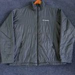 Columbia Jacket Mens Medium Black Puffer Omni-heat Interchange Full Zip Warm. Fixed Price $44.99.