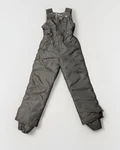 Men's Arctic Wear By Cat Black Quilted Insulated Snow Bibs Overalls Sz. Fixed Price $29.74.