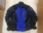 Joe Rocket Atomic 5.0 Mens Textile Motorcycle Jacket Black/blue. Fixed Price $120.00.