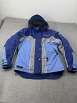 Ski-doo Blue Bombardier Snowmobile Jacket Coat Sz Small Rpm Primaloft. Fixed Price $149.99.