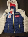 Spyder Us Ski Team Timeless Hooded Down Snow Jacket Women's Size Medium Nwt. Fixed Price $120.25.