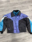 Vintage Polaris Jacket Mens Medium Snowmobile Racing Bomber Insulated 90S Satin. Fixed Price $40.00.