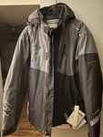 Castle Phase Snowmobile Jacket Waterproof Windproof Black/silver Men's 2X-LARGE. Fixed Price $169.00.