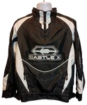Castle Racing Snowmobile HITENA1/4 Zip Pullover Sz. Youth Xl Jacket Black/whit. Fixed Price $49.99.