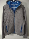 Men's L.l. Bean Primaloft Mountain Pro Us Ski Team Gray Blue Full Zip Jacket Med. Fixed Price $69.00.