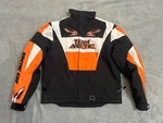 Arctic Cat Pro Youth Orange & Black Snowmobile Jacket Size C14. Fixed Price $74.99.