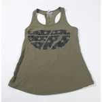 Fly Definition Tank Top Women Medium Olive Green Graphic Logo Racerback Athletic. Fixed Price $9.99.