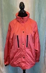 Women's Mossi Rx Rain Jacket Ladies Coat With Hood Salmon Xxl. Fixed Price $19.87.