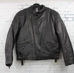 Choko Freeway Leather Motorcycle Biker Jacket Mens Size 44 Black New. Fixed Price $197.97.