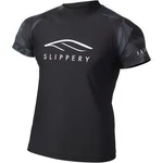 Slippery Rashguard Short Sleeve Black Camo Men's Size Large 3250-0138. Fixed Price $14.95.
