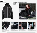 509 Women's Range Insulated/waterproof Snowmobile Trail Jacket, Black- Md. Fixed Price $199.95.