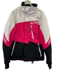 Fxr Women Snowmobile Ski Jacket Size Pink Black Insulated Winter Coat #174. Fixed Price $79.00.